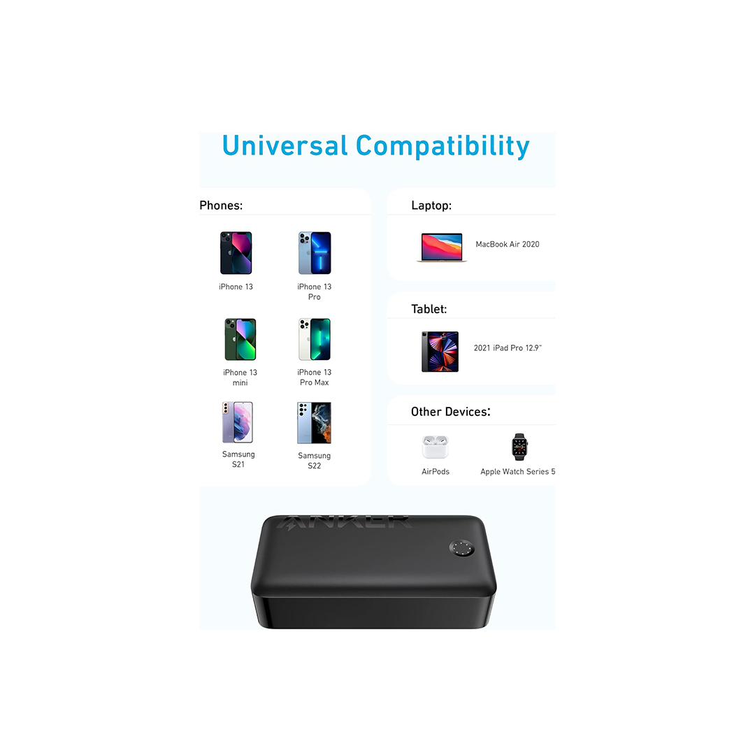 Anker PowerCore 30W 40000mAh Power Bank - Black in Qatar Anker PowerCore 30W 40000mAh Power Bank - Black in Qatar